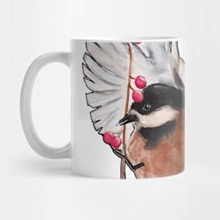 Watercolor - Winter bird Mug